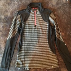 NEW athletic long sleeve 1/4 zip up